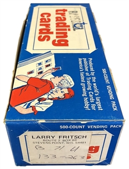 1971 Topps Baseball Unopened Vending Box (2nd Series) – Direct from Fritsch Vault (Fritsch LOA)